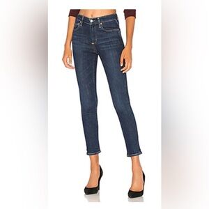 Agolde Sophie High Rise Skinny Crop Jeans Size 26 Festival Chic Hipster